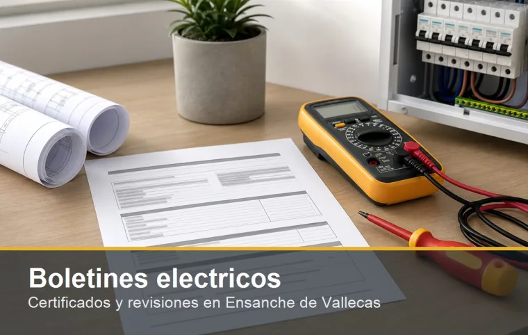 Boletines electricos en Ensanche de Vallecas